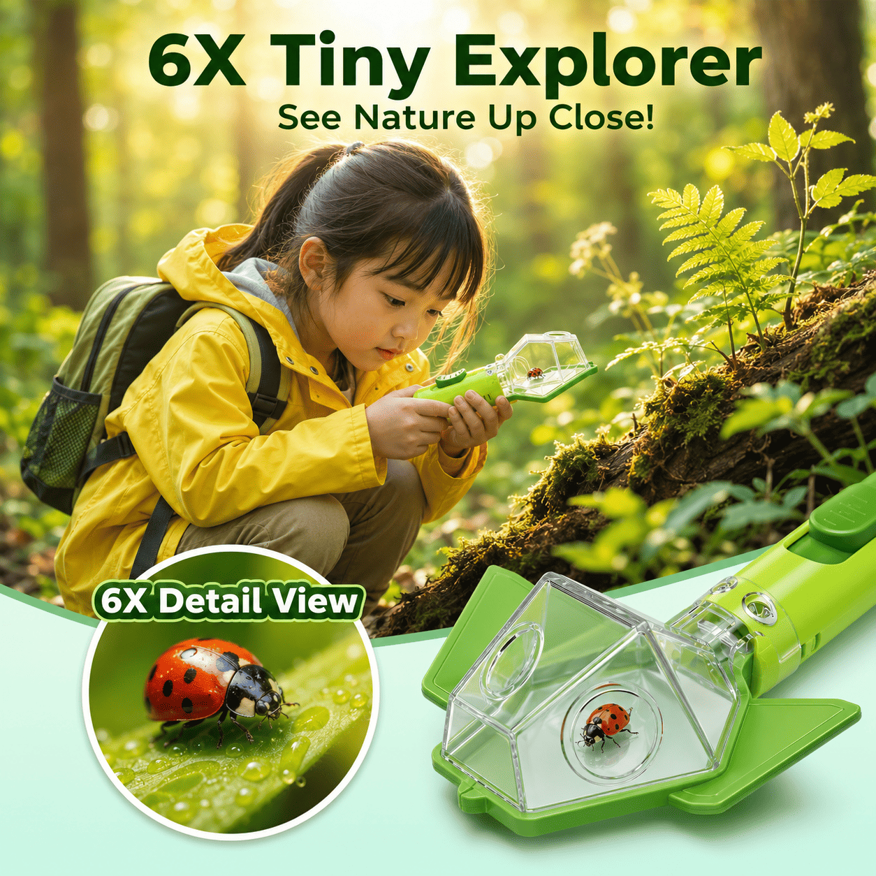 CritterView™ — Kids Bug Catcher & Magnifier