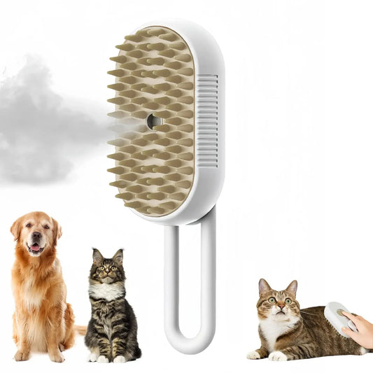 SteamGroom™
3-in-1 Steam Pet Brush